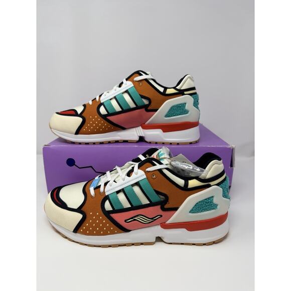 adidas gazelle silver green womens Adidas Originals x The Simpsons ZX 10000 Krusty Burger main image 1